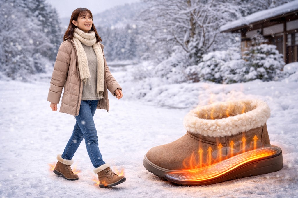適切な中敷きで暖かい歩行を維持するポイント