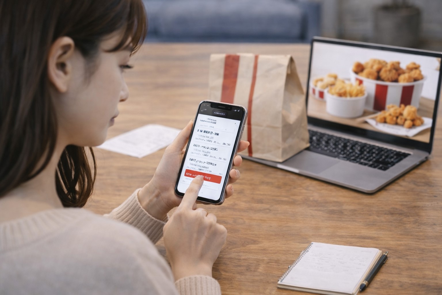ケンタッキーのネットオーダーキャンセル・時間変更の電話連絡術