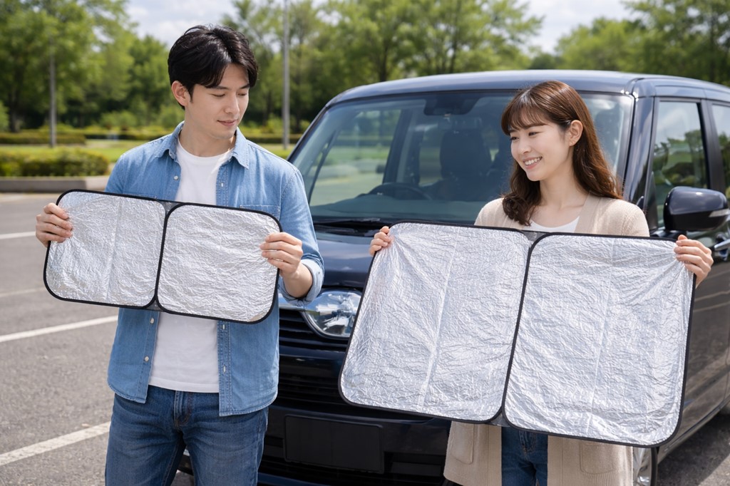 ダイソーのサンシェード適合表！100均サイズの失敗しない選び方