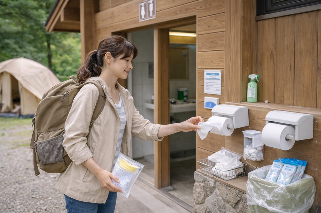 登山やキャンプ場でのトイレ利用マナー