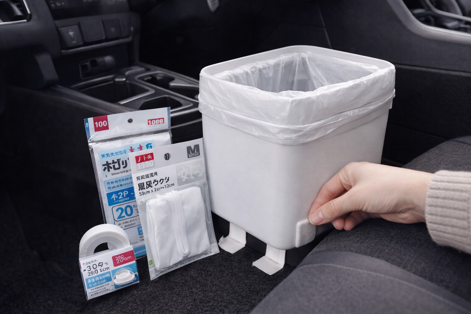 車のゴミ箱を100均で自作するまとめ