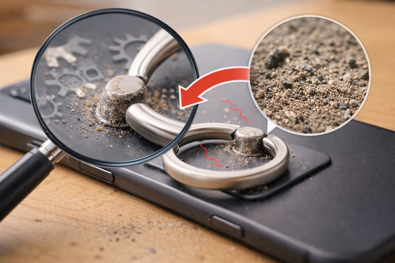 スマホリングが緩くなる物理的理由