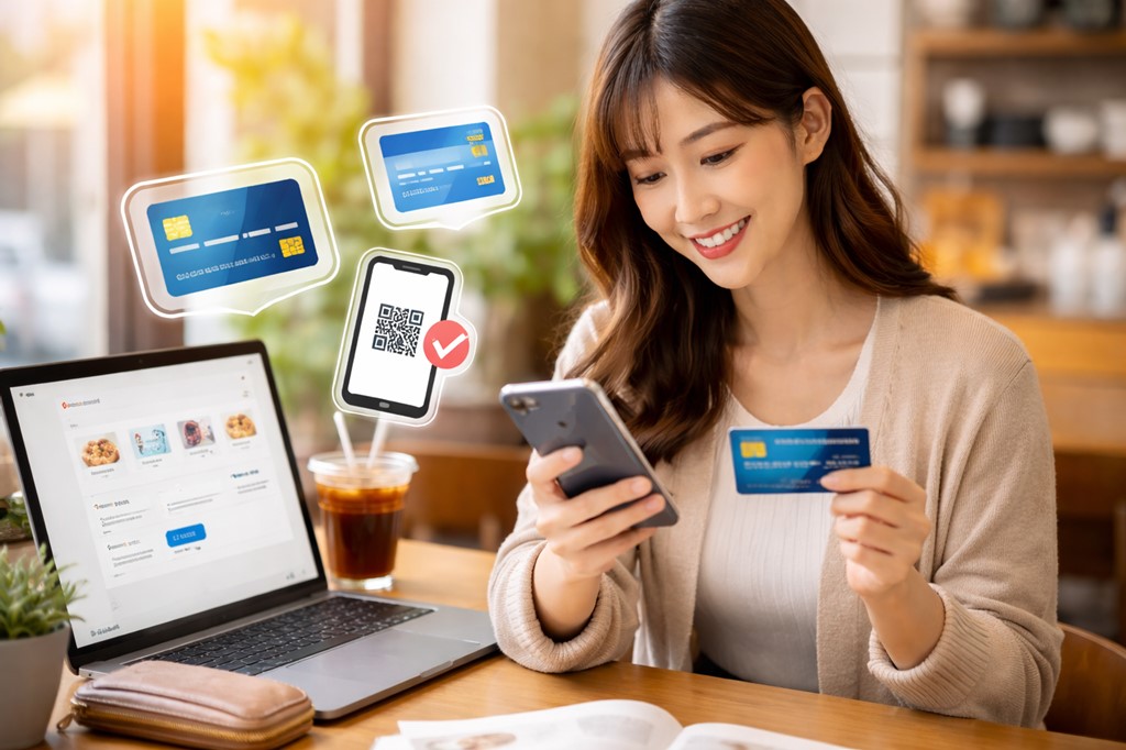 事前決済で選べる支払い方法の一覧