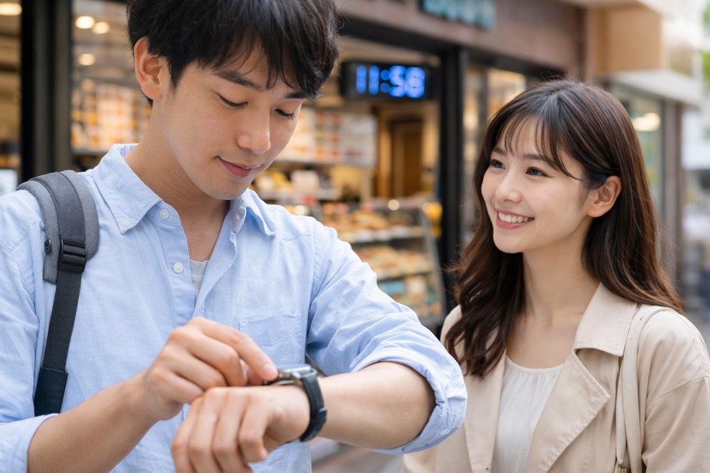 指定した時間の何分前に店舗へ到着すべきか