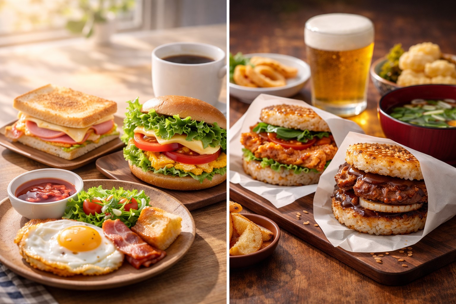 朝モスと夜モスの限定メニュー解説