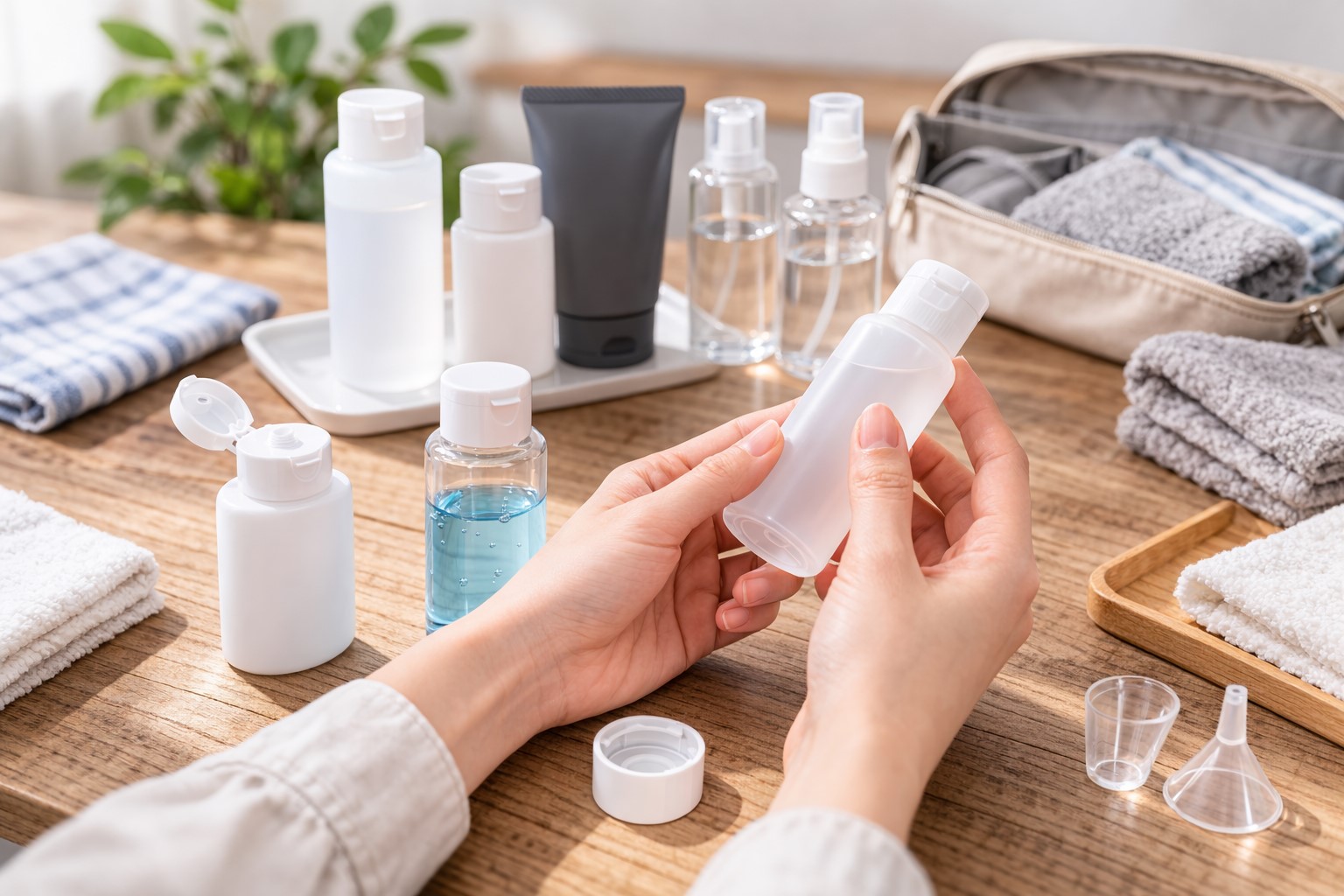 マウスウォッシュ持ち運び詰め替え容器はこれ！旅行で漏れない無印品