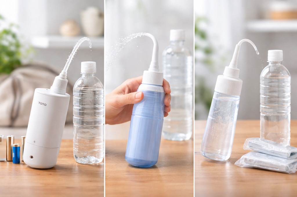 電動と手動の給水方法や動作音の比較