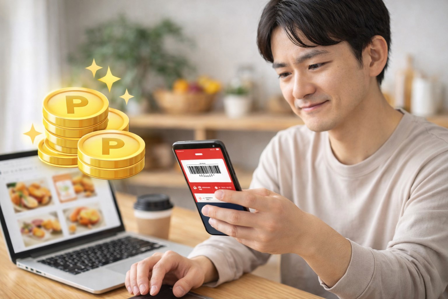 d払いでポイントを貯める決済手順