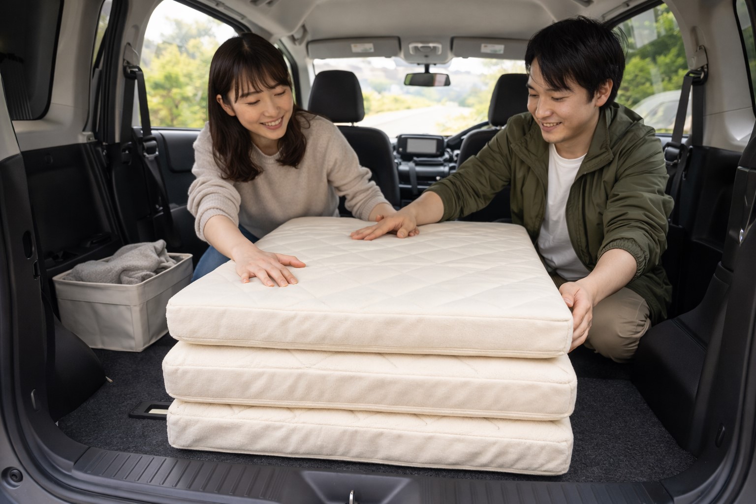 シエンタの車内に合うマットの厚み