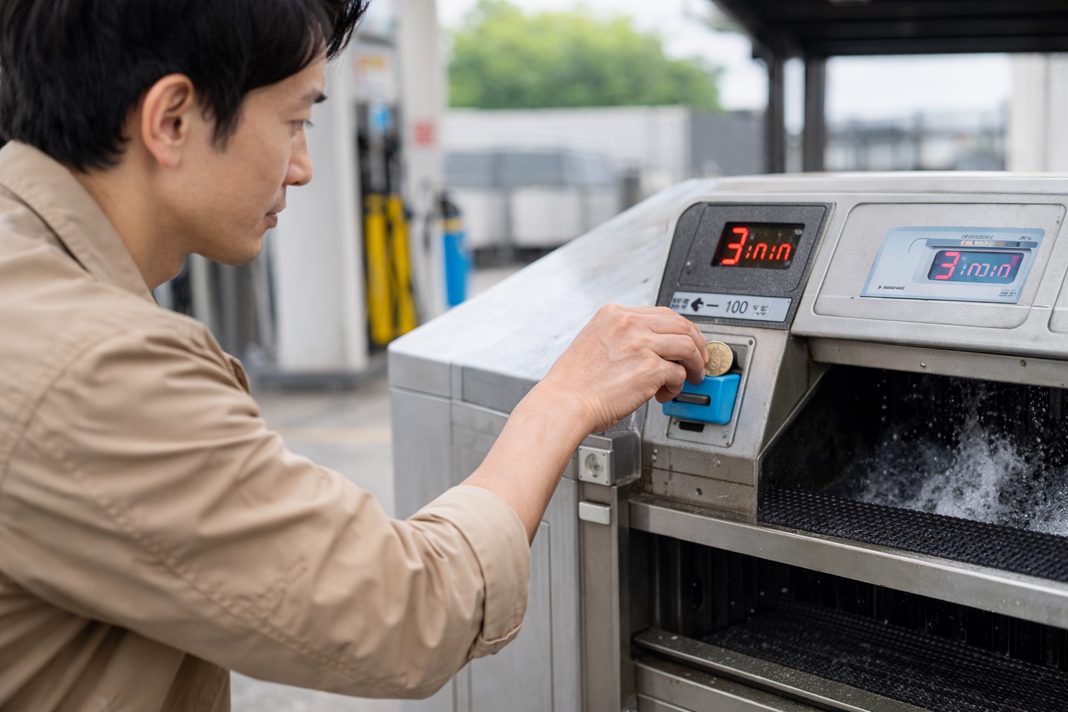 100円洗浄機の料金と利用時間