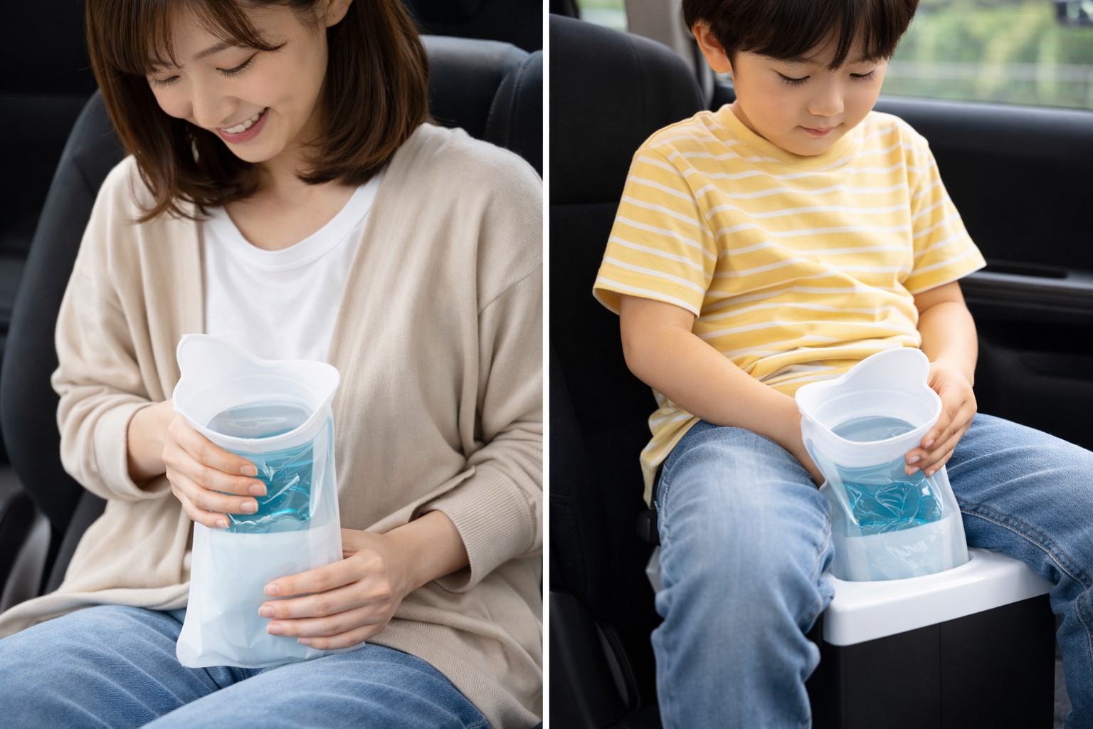 女性や子供も安心な受け口の形状