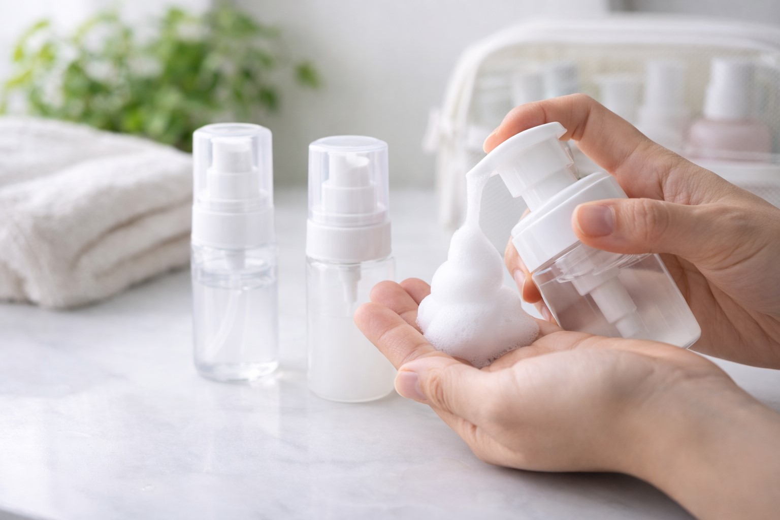 泡ボディソープ用の容器