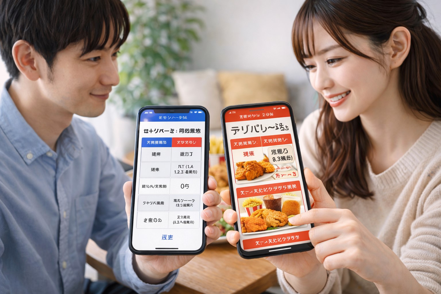 デリバリーより安い？価格差を比較表でチェック