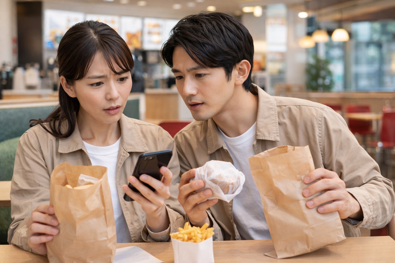 テイクアウト品を店内で食べる時の注意点