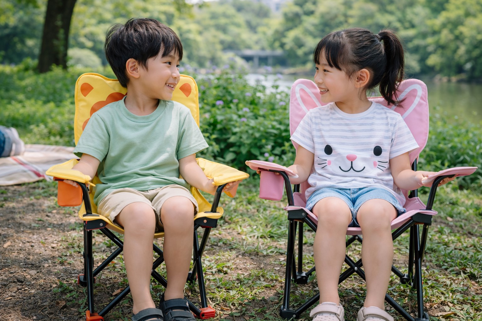 家族連れに嬉しい子供向けの100均椅子