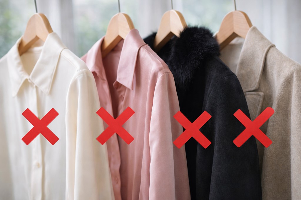 スプレーを避けるべきNG素材と注意点