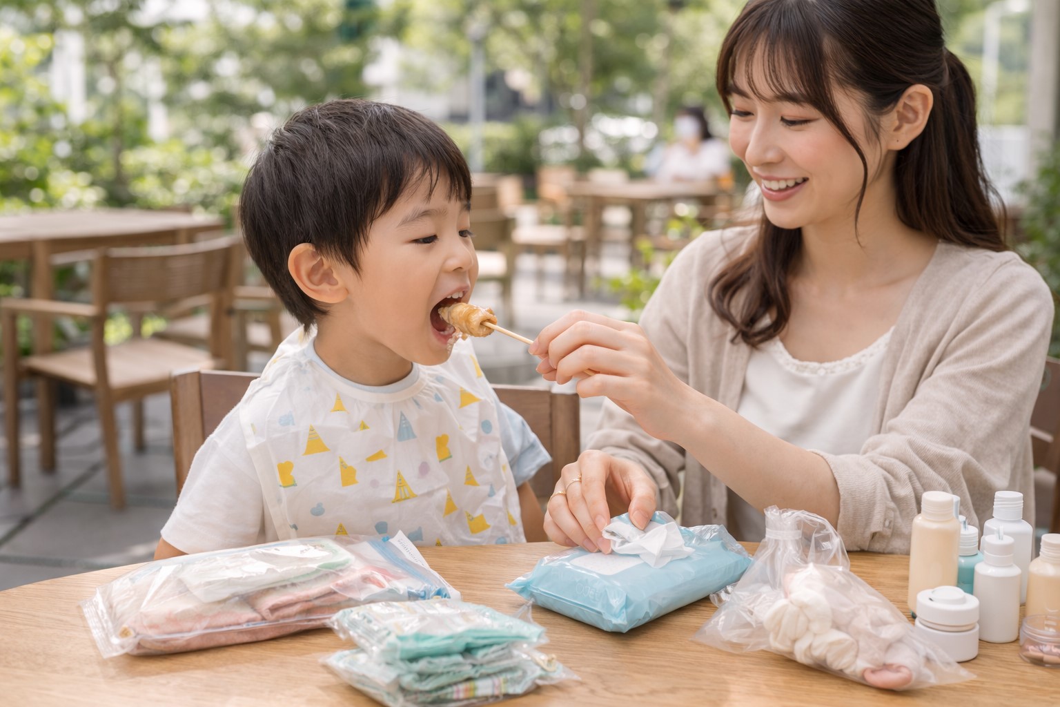 子連れの負担を減らす使い捨て品