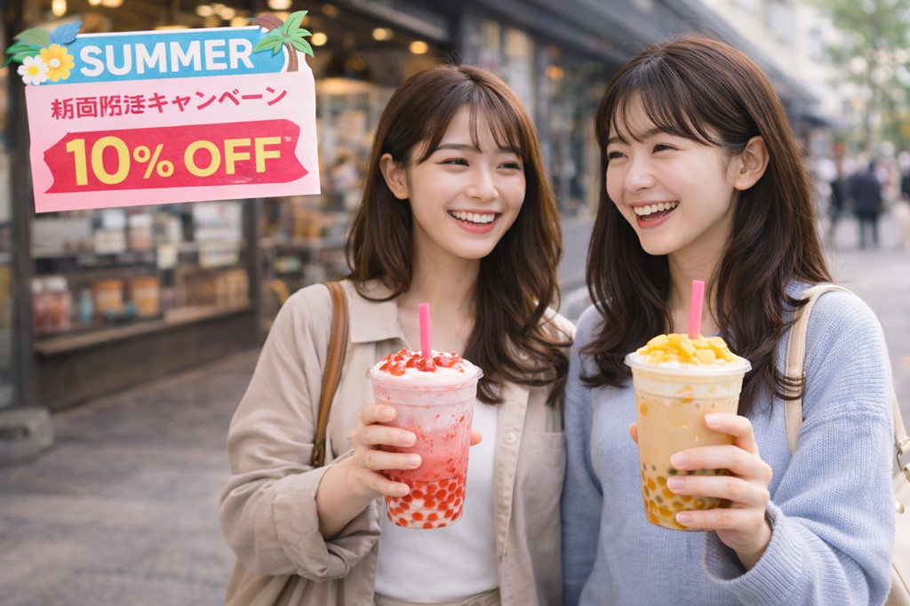 期間限定キャンペーンでドリンク代を節約