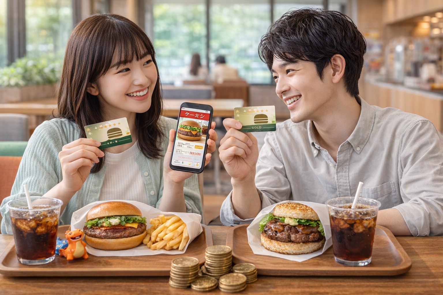 モスバーガーアプリクーポンとランク制度