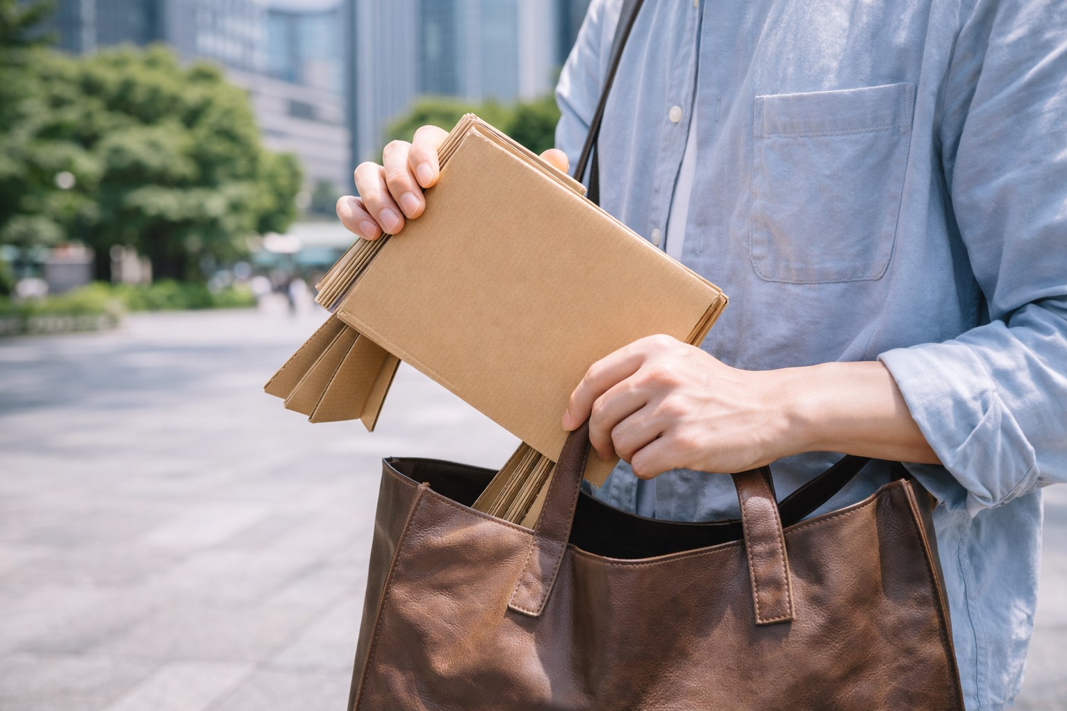 携帯性に特化した紙製100均椅子の活用シーン