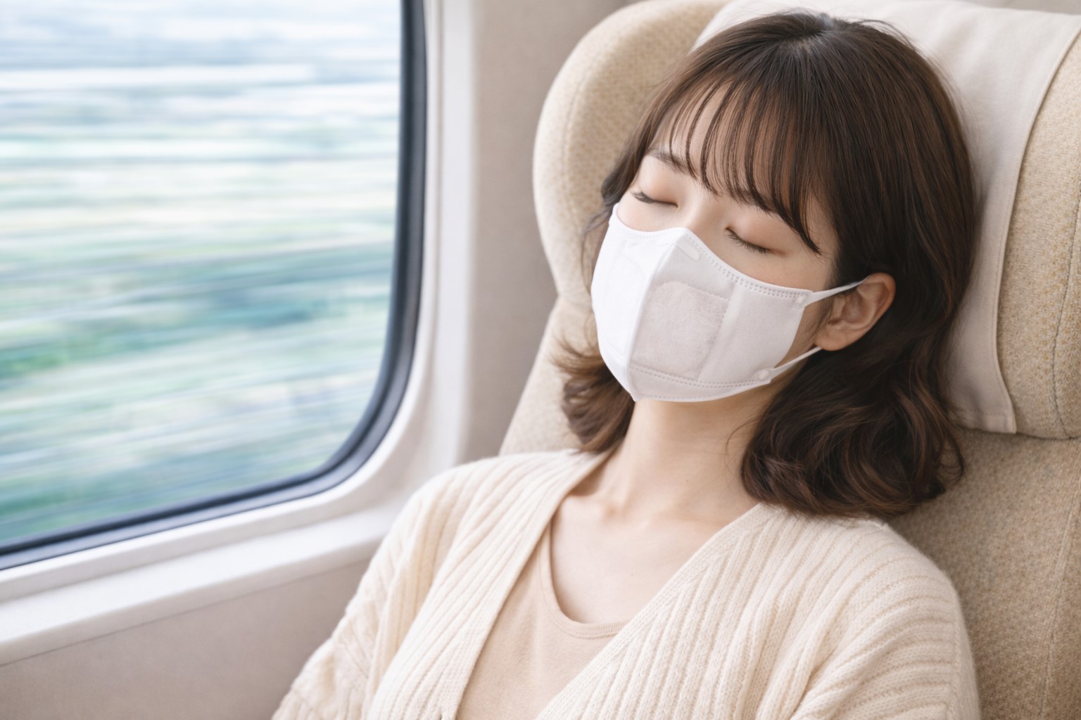 車内の乾燥対策に使える加湿マスク