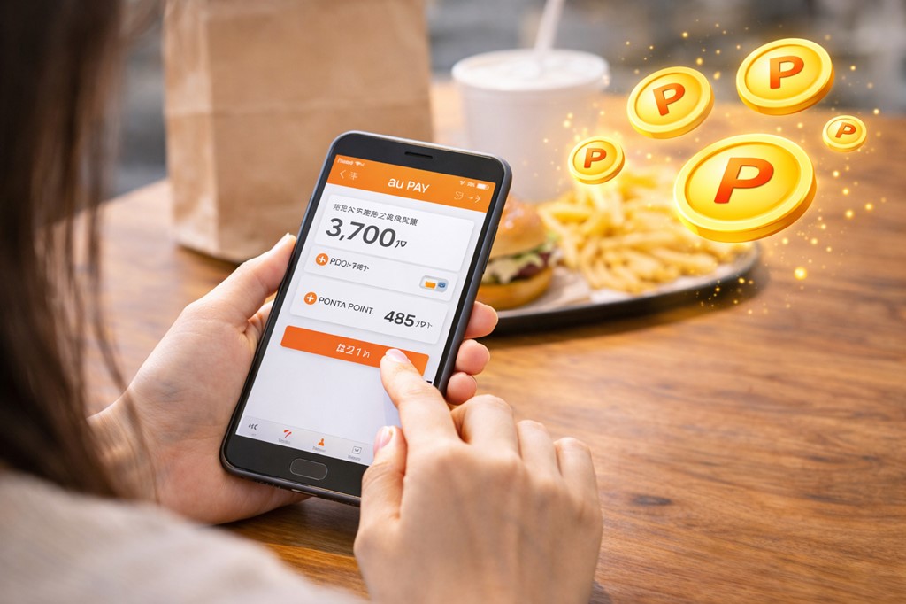 auペイのやり方とPontaポイント還元