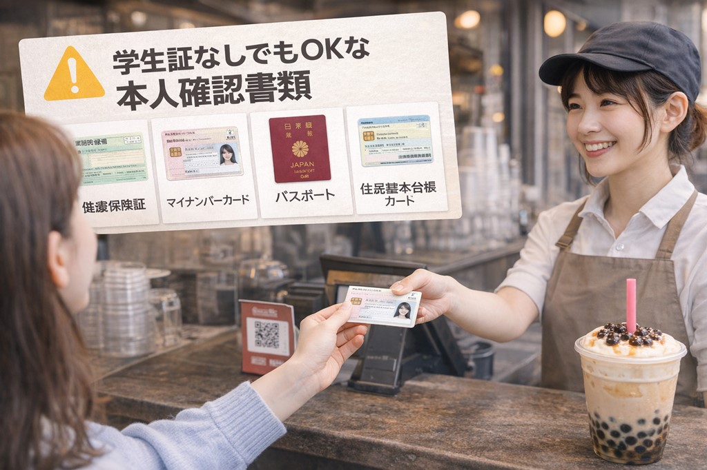 学生証なしでもOKな本人確認書類一覧