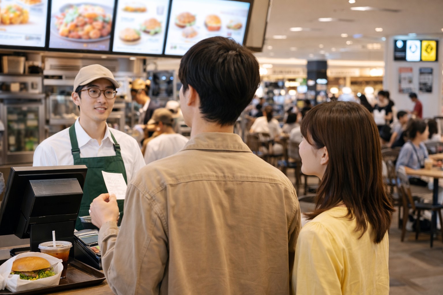 モール内店舗やフードコートでの利用制限