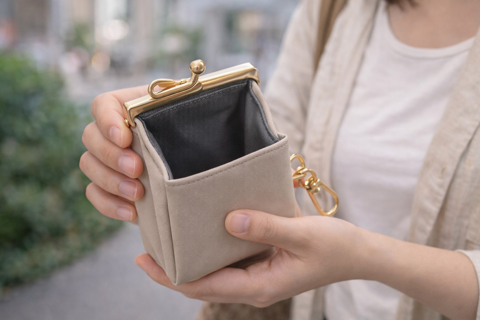 臭い漏れを防ぐ密閉性の高いポーチ