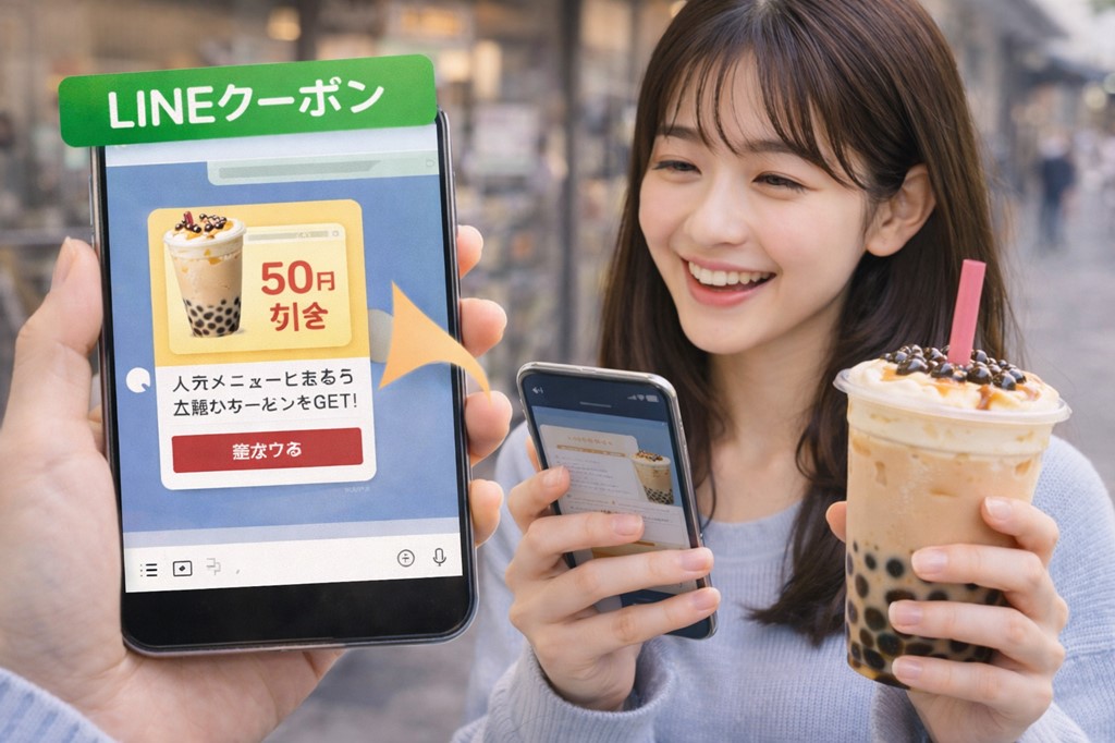 LINEのクーポンで人気メニューを安く買う