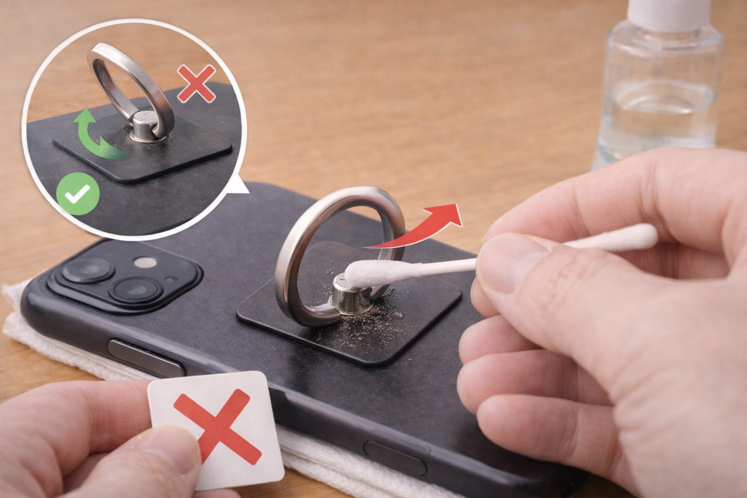 長持ちするスマホリングの直し方の極意