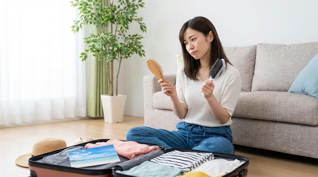 行先や季節で変えるヘアブラシの素材選び