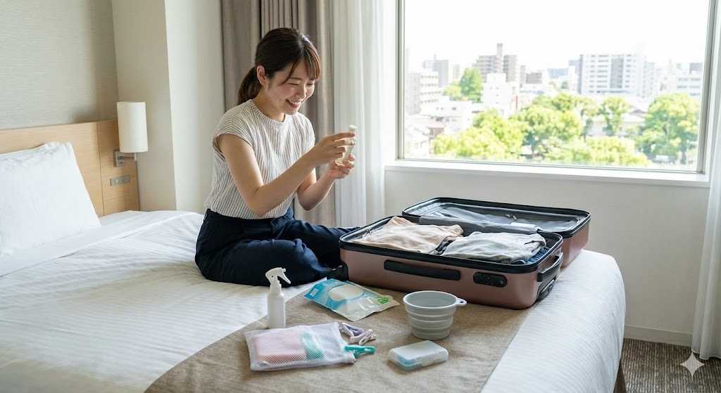 手洗い・洗濯・消臭の旅テク！観光先で役立つ携帯用アイテム