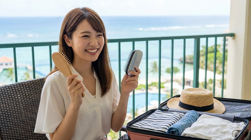 携帯用 ヘアブラシのおすすめ！旅行に最適な無印や高級品を比較