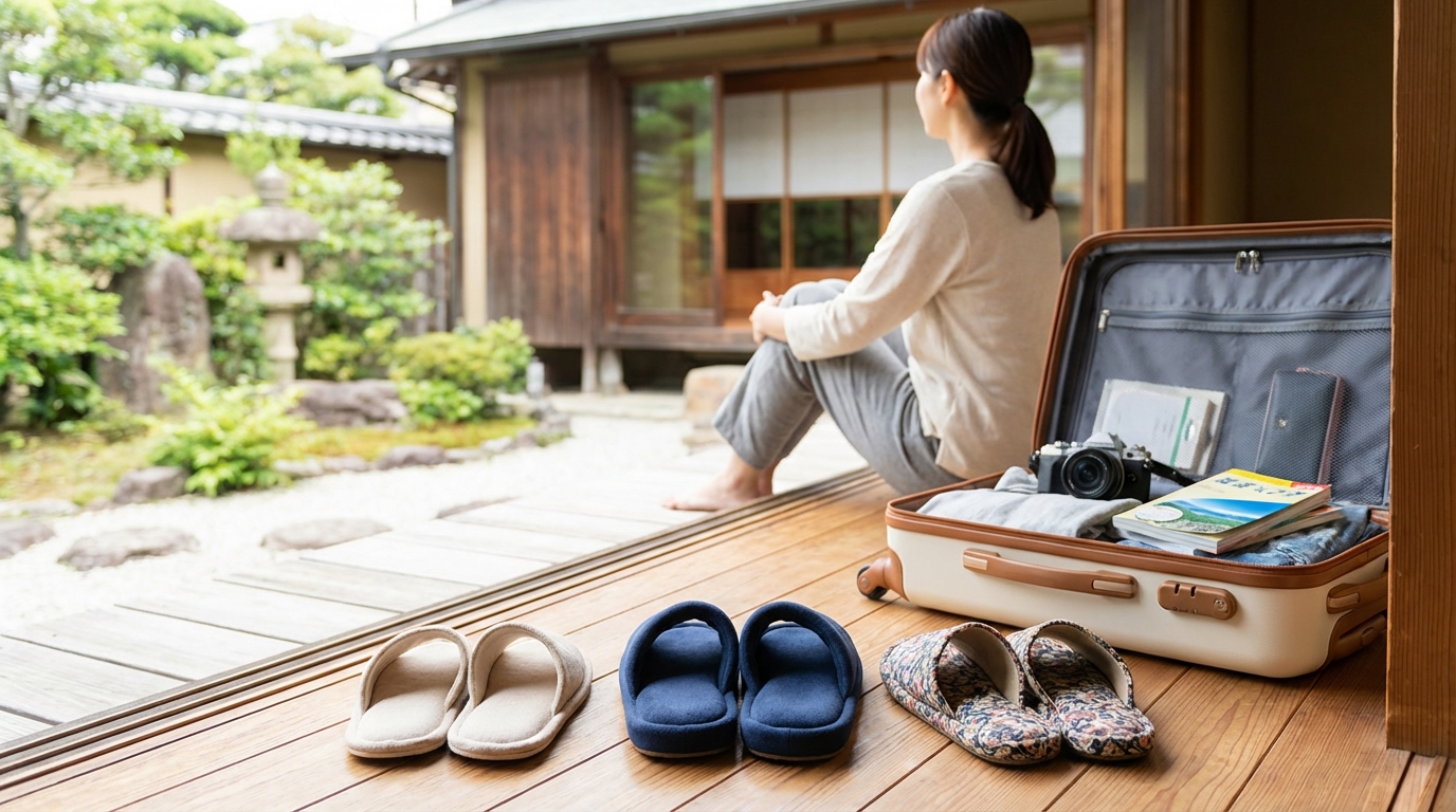 携帯スリッパのおすすめは？ユニクロ・無印・しまむらを観光に活用