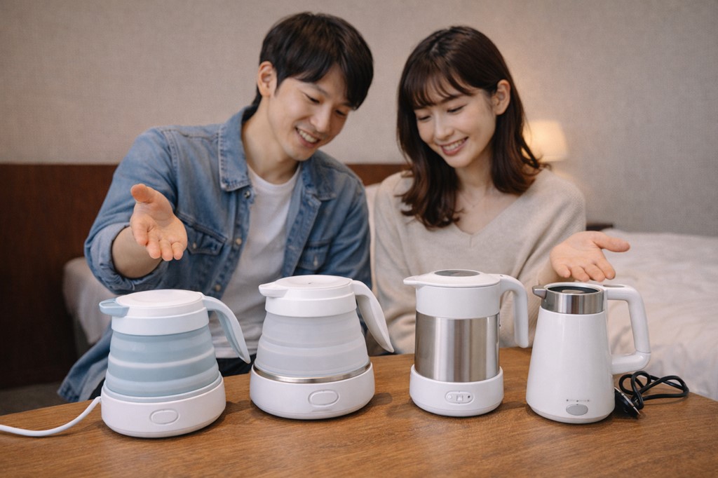 携帯電気ケトルの種類と選び方のポイント