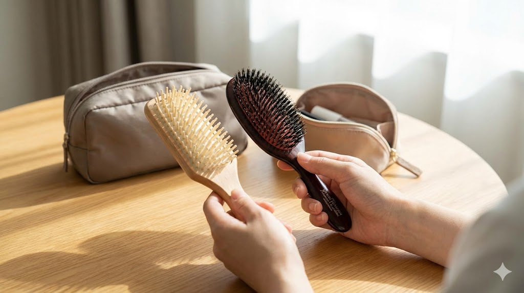 携帯用ヘアブラシは無印や高級品を比較