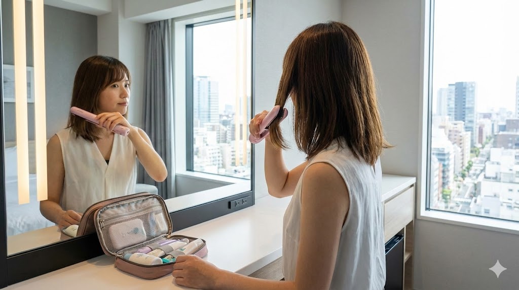 携帯用ドライヤーコードレスやアイロン