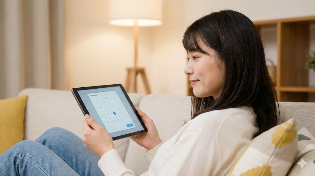 受取日を翌日以降にして確実に予約する