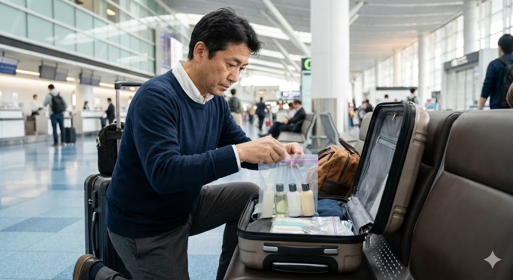 飛行機の持ち込み制限と液体類の注意点