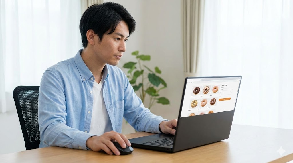 ブラウザ版を活用して注文画面を安定させる