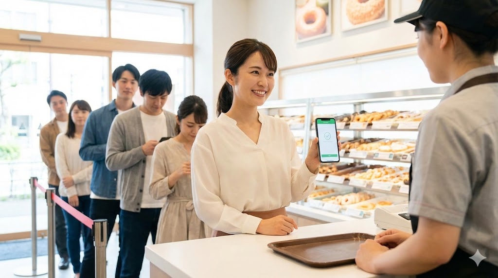待ち時間を減らすモバイルオーダー受取術