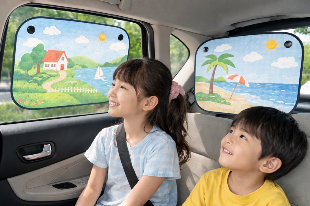 キャンドゥやワッツのサンシェードを車で活用