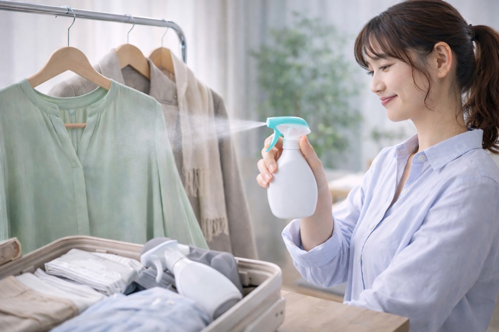 携帯用 ファブリーズ / リセッシュで旅行の衣類ケア！消臭のコツ