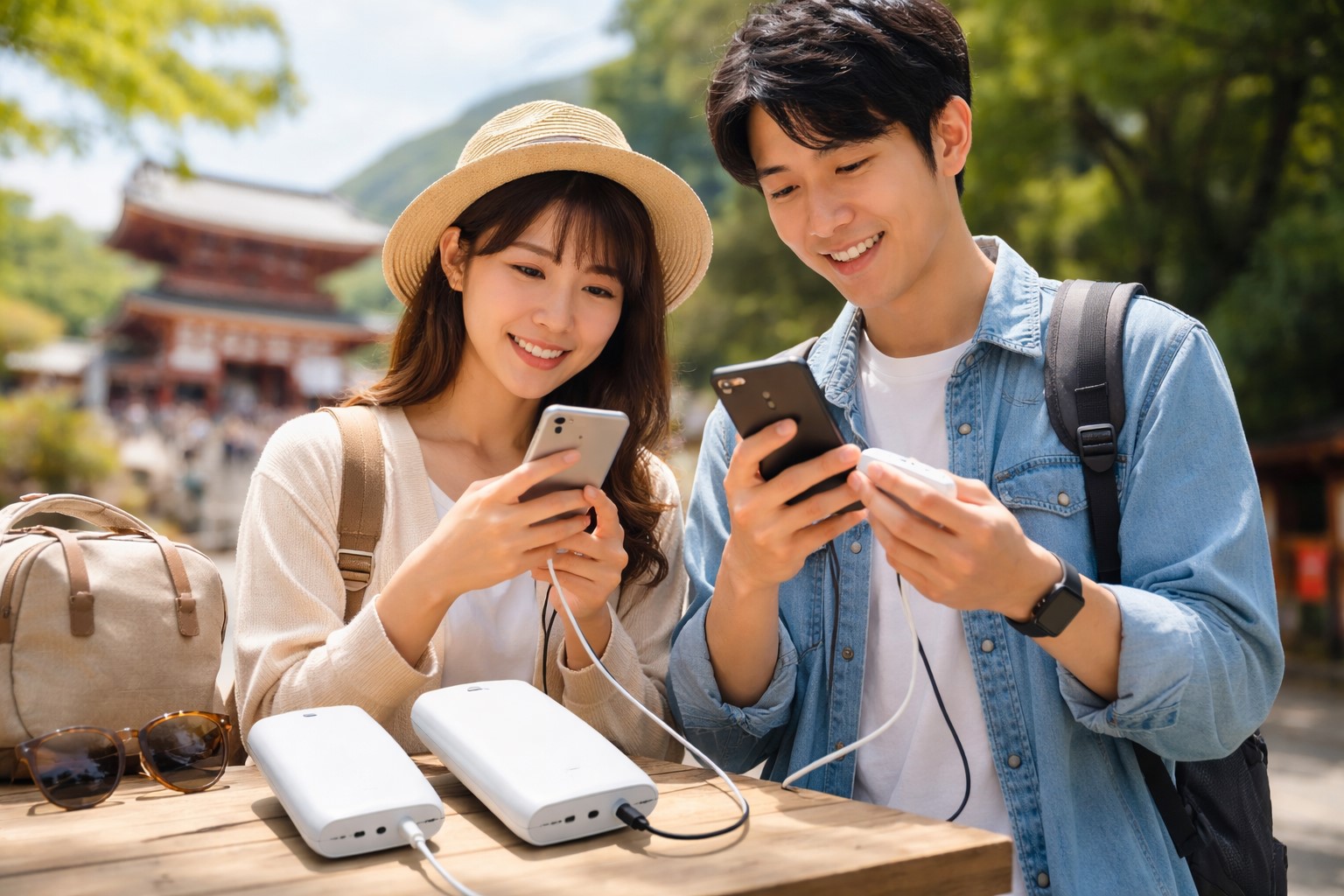 旅行や観光向け容量と長さ