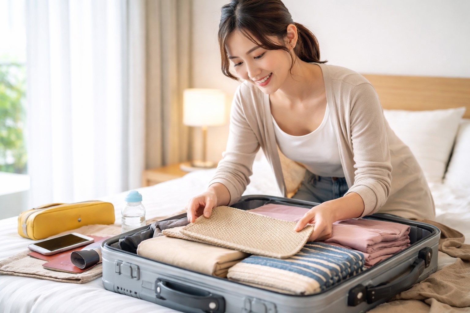 旅行の荷物を減らす便利な使い方