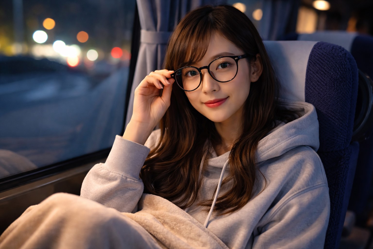 夜行バスのすっぴん隠しに大活躍