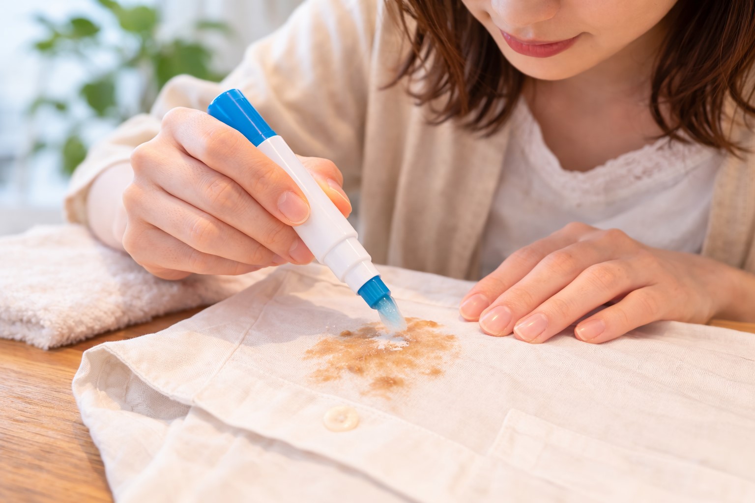 時間が経った汚れと100均のシミ抜き