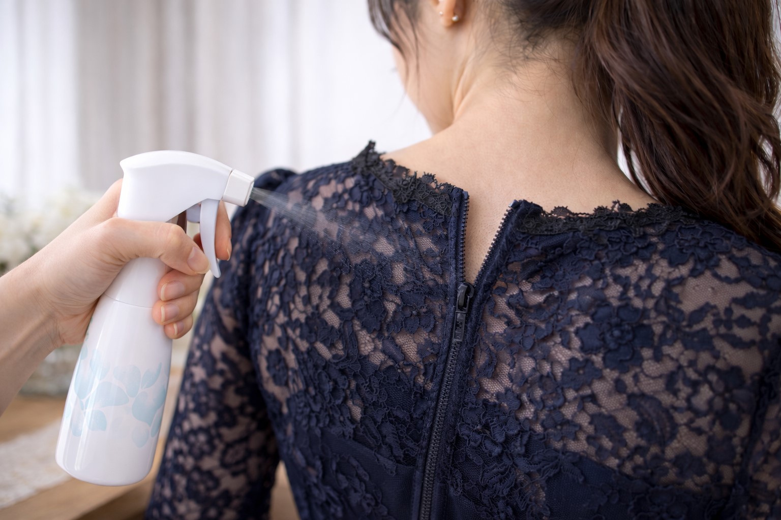 事前に滑りを良くしておく着用準備