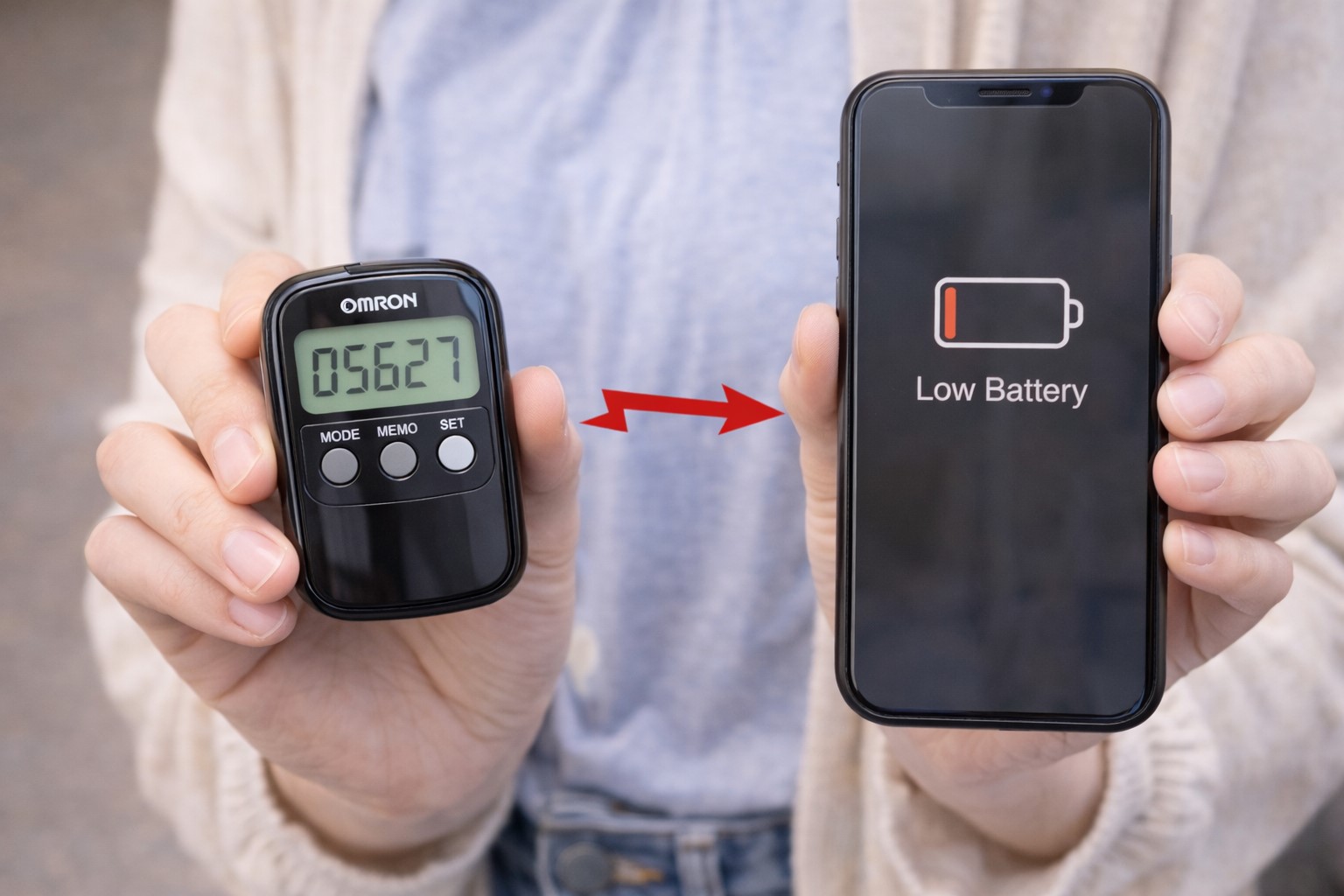 スマホの充電を温存できる利点